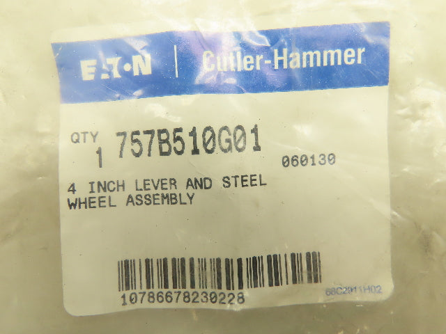 Eaton Cutler Hammer 757B510G01 Limit Switch Roller Arm 4" Steel