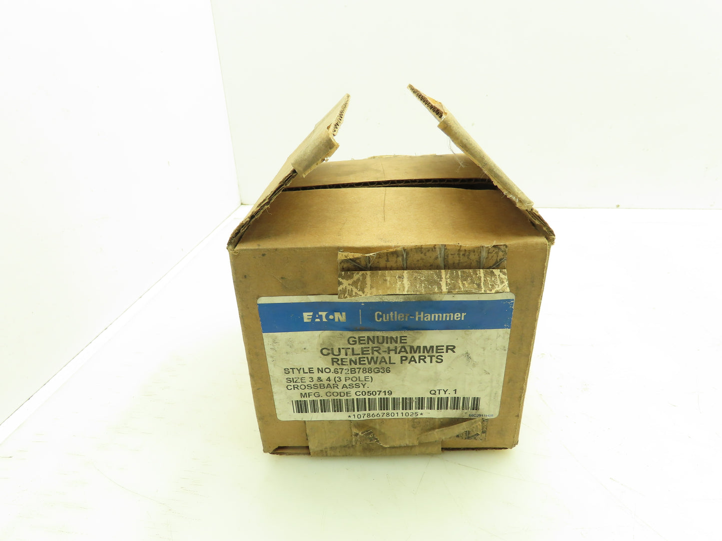 Eaton Cutler Hammer 672B788G36 Renewal Parts Contactor Crossbar Assy Size 3-4
