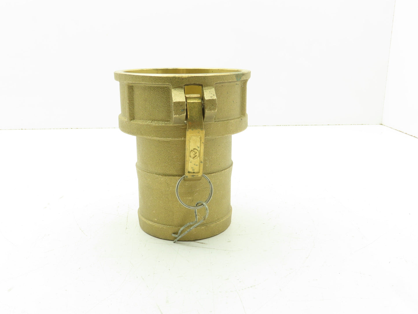 400-C-BR Brass Camlock Cam & Groove 4" Type C Female Coupler x Hose Barb Shank