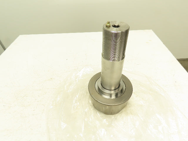 Tapered Track Roller Bearing Cam Follower 6.37" OD 3.5"W 2.5"-12 Threaded Stud