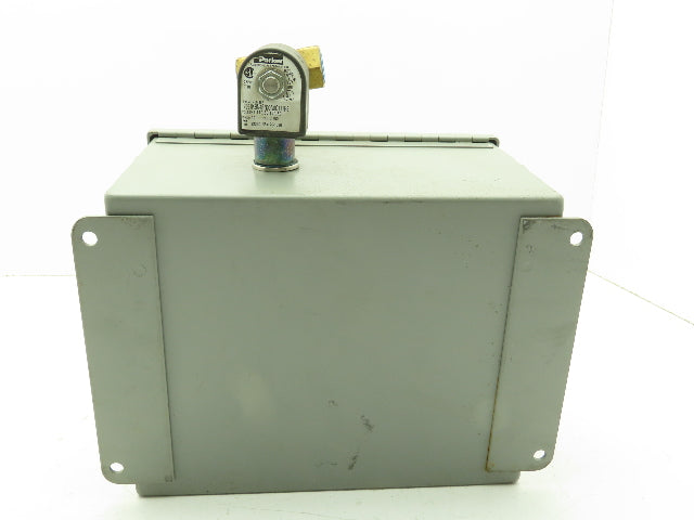 Hoffman A1008CHNF Electrical Enclosure Wall Mount 8"x4"x10" Continuous Hinge