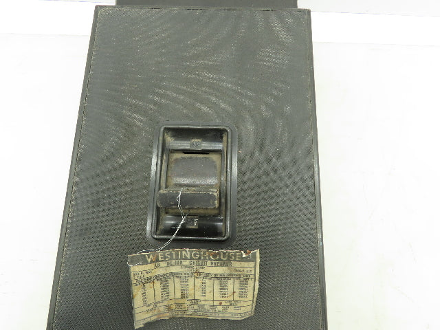 Westinghouse AB DE-ION Circuit Breaker 600A 600V 3 Pole
