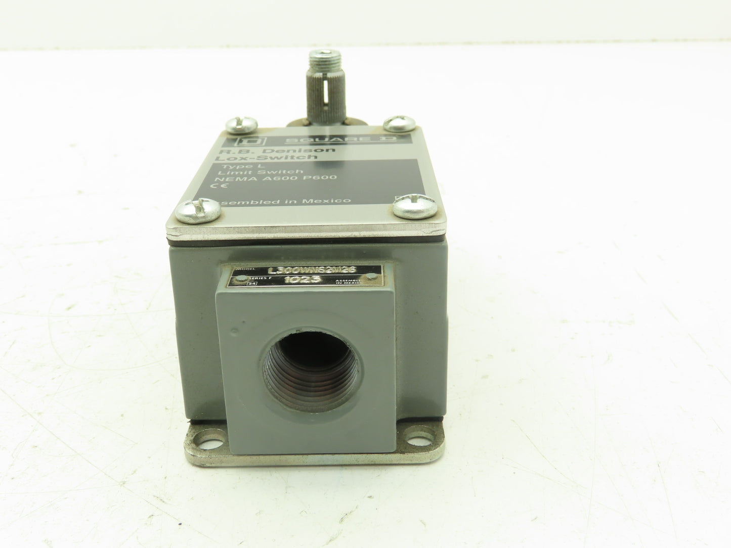 Square D L300WNS2M26 Limit Switch 600V 12A Type L 1/2" NPT Connection Type