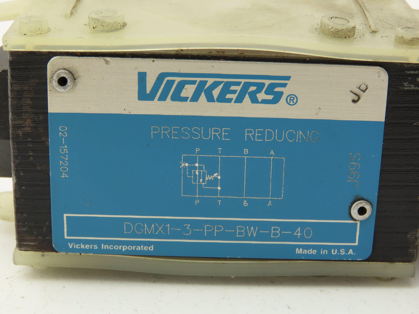 Vickers DGMX1-3-PP-BW-B-40 SystemStak Hydraulic Pressure Reducing Relief Valve