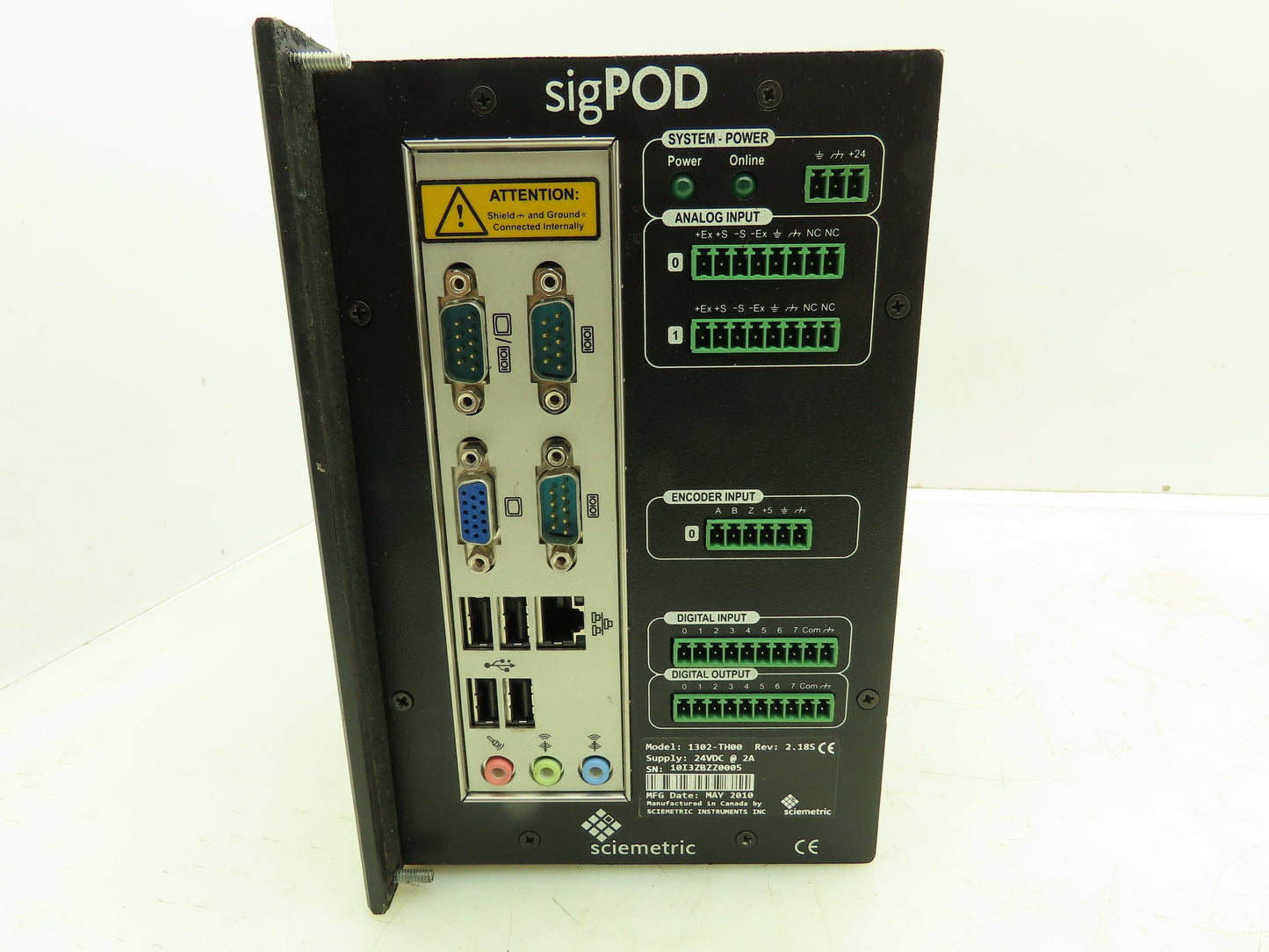 Sciemetric 1302-TH00 SigPOD 8" PLC Process Signature Verification Unit