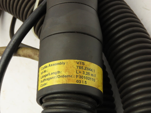 Abicor Binzel VTS 785.Z044.1 Robotic MIG Welding Cable Assembly 3.25M Wire Feed
