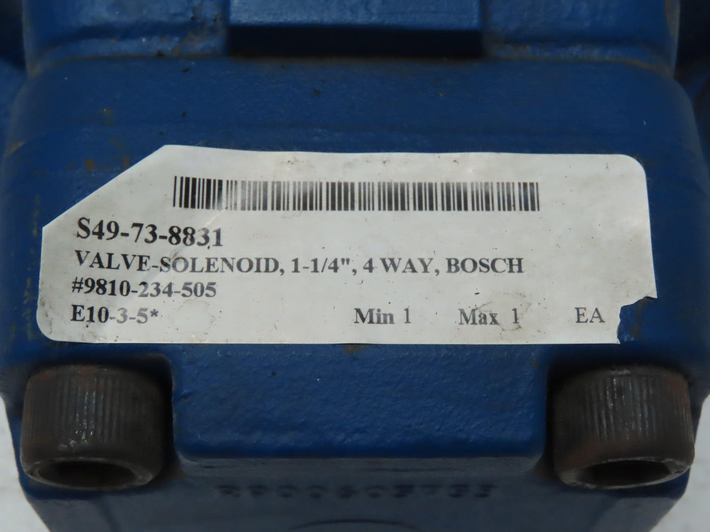 Rexroth 4WEH32E63/6EW110N9ETDA Directional Control Solenoid Valve 120V 4WE6J62