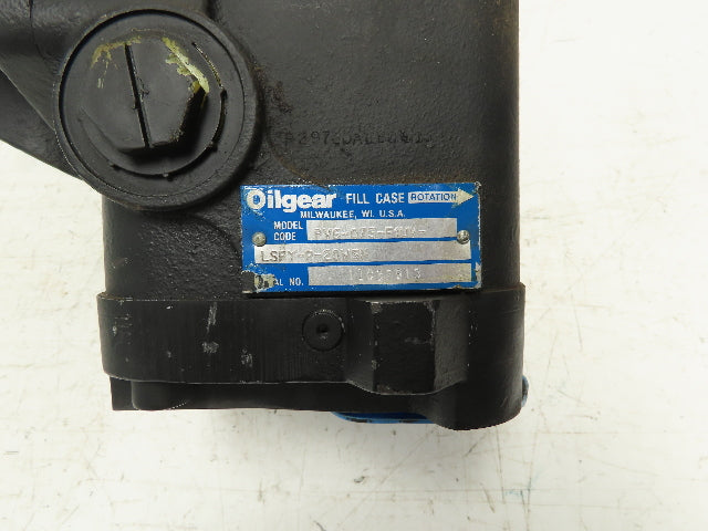 Oilgear PVG-075-F1UV-LSFY-P-20WSN Hydraulic Piston Pump 75CC