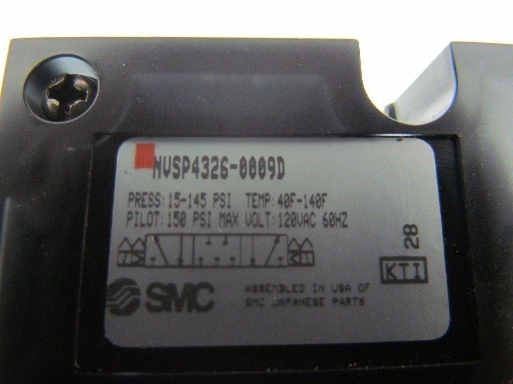 SMC 1 NVSP4326-0009D 115V AC Solenoid Valve