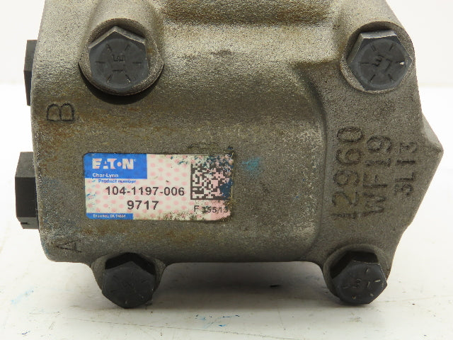 Eaton Char-Lynn 104-1197-006 OEM Hydraulic Geroler Disc Valve Motor 20 GPM