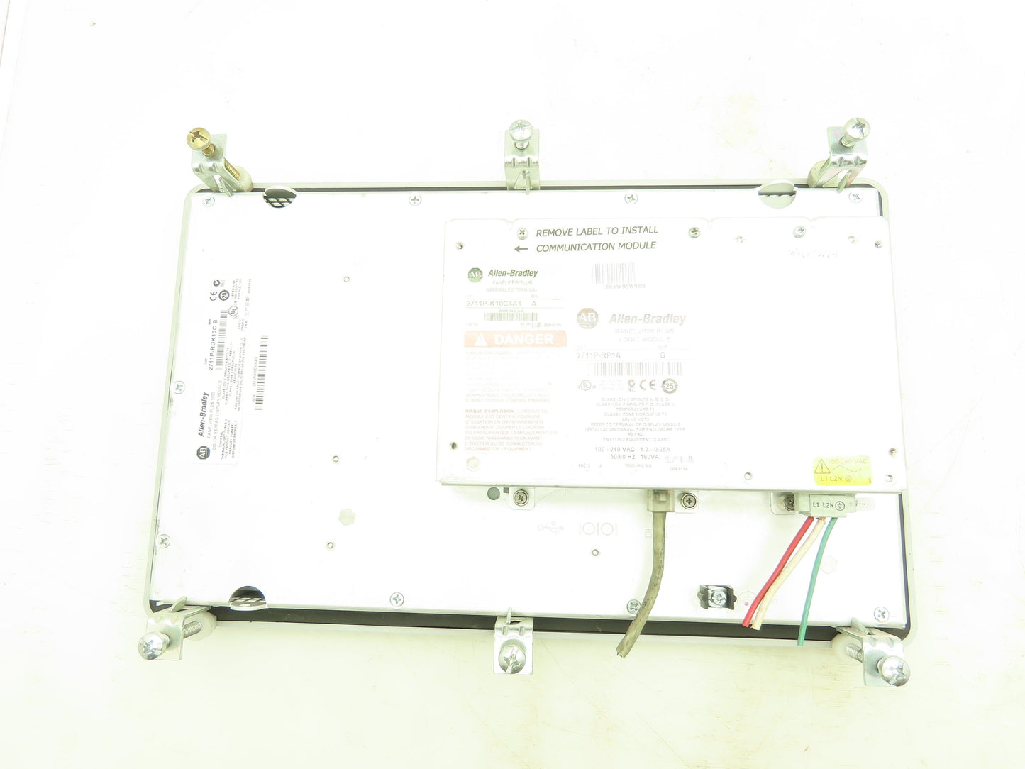 Allen Bradley 2711P-K10C4A1 2711P-RP1A PanelView Plus 1000 HMI Logic Module Ser B