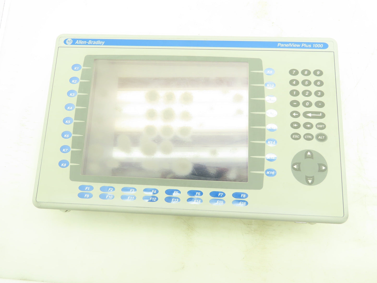 Allen Bradley 2711P-B10C4A1 PanelView Plus 1000 HMI Ser A Screen Wear