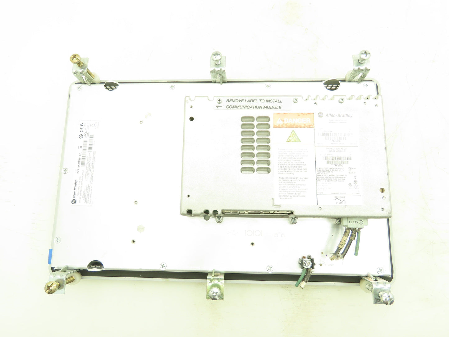 Allen Bradley 2711P-B10C4A1 PanelView Plus 1000 HMI Ser A Screen Wear