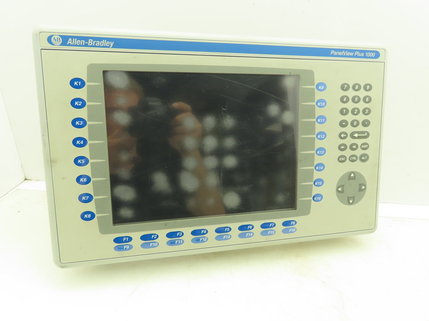 Allen Bradley 2711P-B10C4A1 PanelView Plus 1000 HMI Ser A Screen Wear