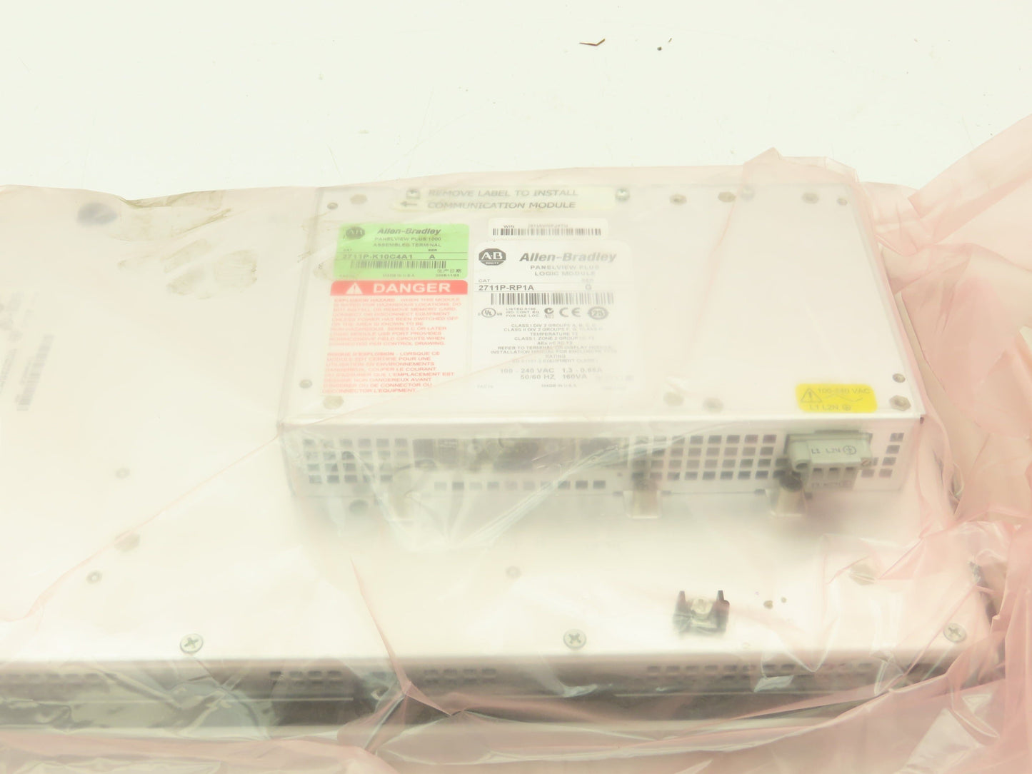 Allen Bradley 2711P-K10C4A1 PanelView Plus 1000 Color Display Module Ser A