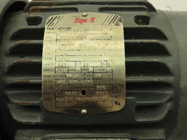 Baldor VECP3581-4 Super-E Severe Duty AC Motor 1Hp 1750 RPM 460V 3PH 56C TEFC