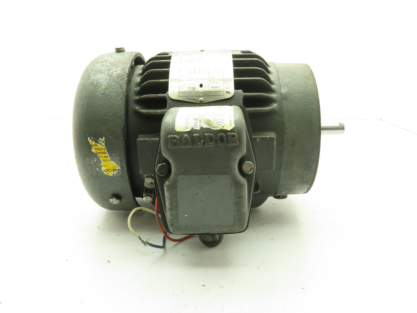 Baldor VECP3581-4 Super-E Severe Duty AC Motor 1Hp 1750 RPM 460V 3PH 56C TEFC