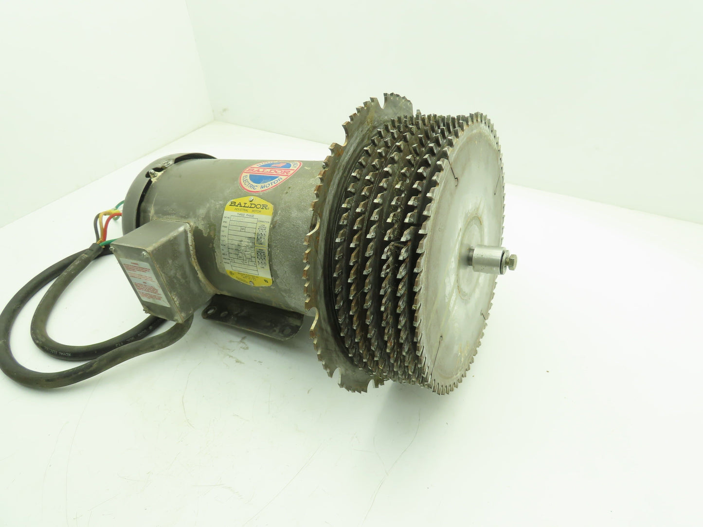 JPM3554T Table Saw Motor 1.5Hp 1725 RPM 460V 3PH 6-Blade 10" Dado Plywood Cutoff