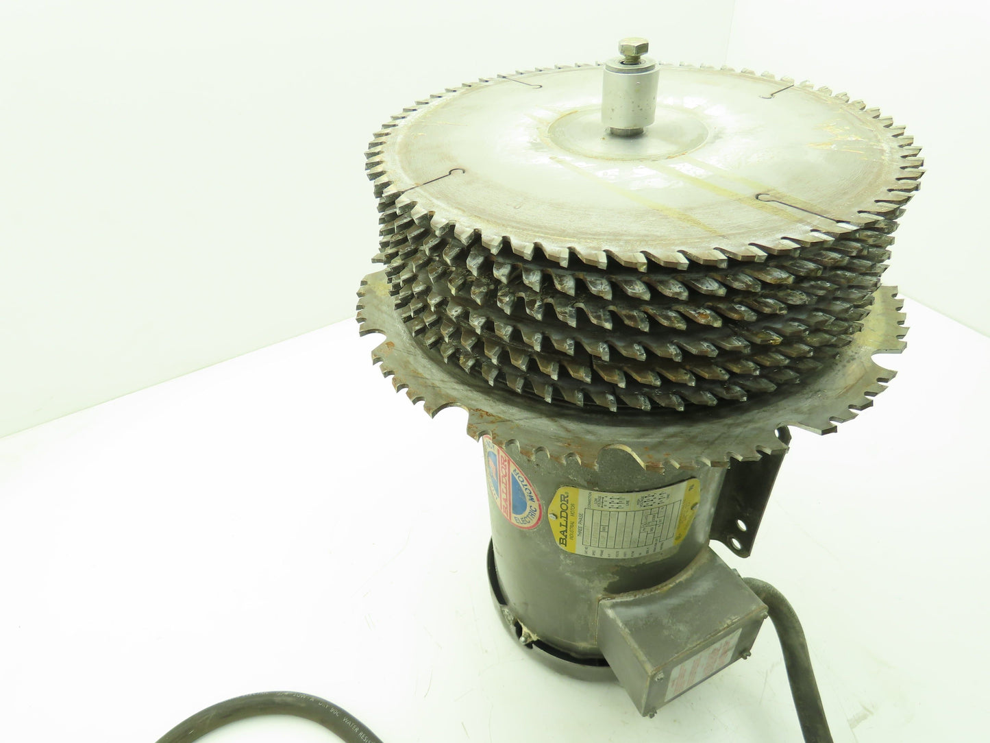 JPM3554T Table Saw Motor 1.5Hp 1725 RPM 460V 3PH 6-Blade 10" Dado Plywood Cutoff
