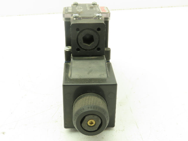 Rexroth 4WE6H62/EW110N9DA/62 Hydraulic Directional Solenoid Spool Valve 4/3 120V