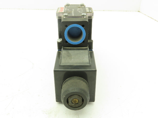 Rexroth 4WE6H62/EW110N9DA/62 Hydraulic Directional Solenoid Spool Valve 4/3 120V