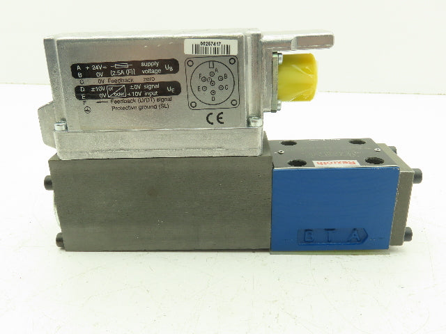 Rexroth 4WRPEH 6 C3 B04P-20/G24K0/A1M Proportional Servo Valve 24VDC 0811404605