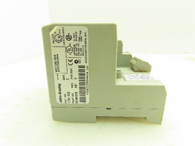 Allen Bradley 1794-ASB Flex I/O 24V DC Power Supply RIO Adapter Ser E