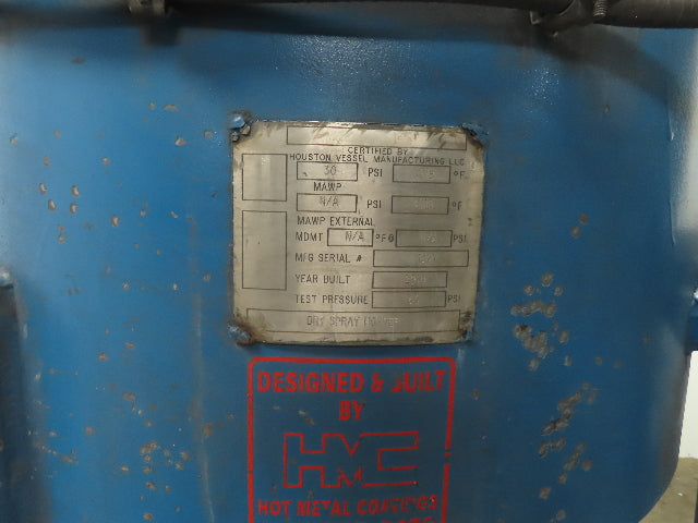 HMC Hot Metal Coating Mold Duster Graphite 120 Gallon Hopper VFD Feed Auger