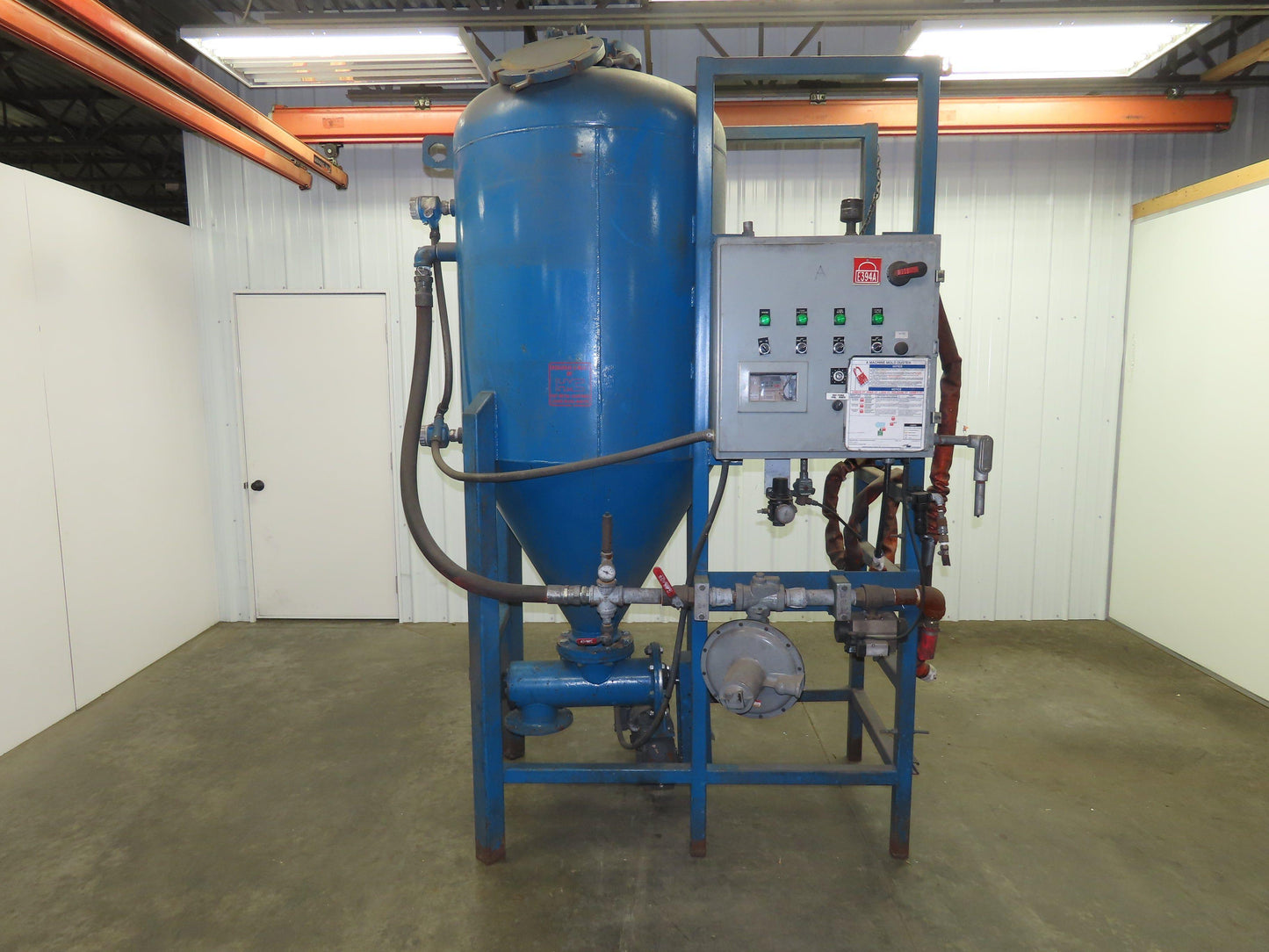 HMC Hot Metal Coating Mold Duster Graphite 120 Gallon Hopper VFD Feed Auger