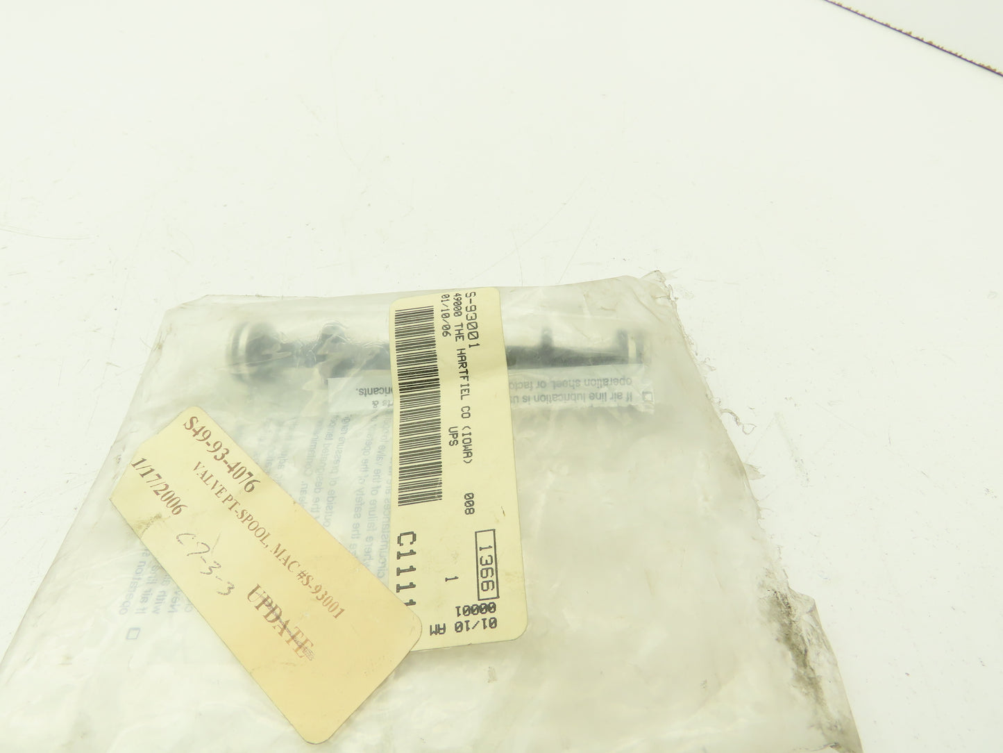 MAC Valves S-93001 Spool Replacement Repair Kit