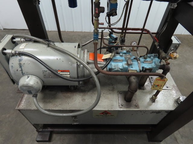 Tec Hackett Hydraulic Unit 230/460V 3Ph 30HP 39.5 GPM 3000 PSI 80 Gallon Tank