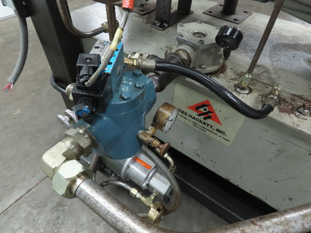 Tec Hackett Hydraulic Unit 230/460V 3Ph 30HP 39.5 GPM 3000 PSI 80 Gallon Tank