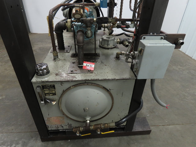 Tec Hackett Hydraulic Unit 230/460V 3Ph 30HP 39.5 GPM 3000 PSI 80 Gallon Tank