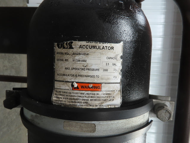 Tec Hackett Hydraulic Unit 230/460V 3Ph 30HP 39.5 GPM 3000 PSI 80 Gallon Tank