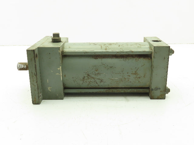 Miller AR61B Pneumatic Air Cylinder 4" Bore 6" Stroke 500 PSI Flange Mount