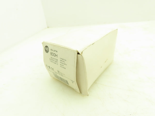 Allen Bradley 800H-JR91B Selector Switch 3 Position Spring Return Ser F