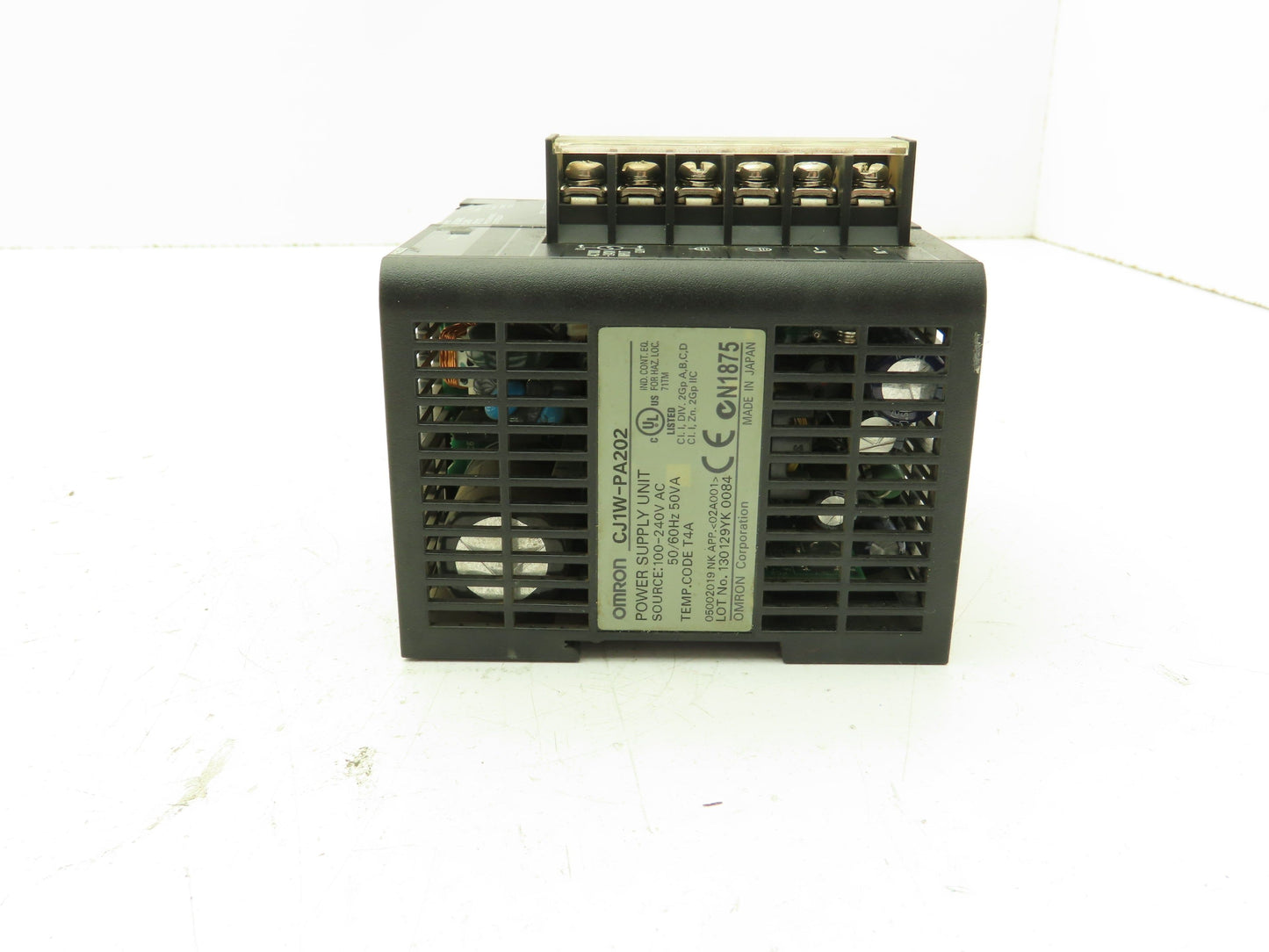 Omron CJ1M-CPU12 CPU Unit Power Supply W/ Endcap