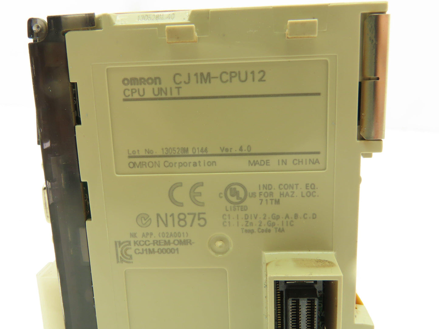 Omron CJ1M-CPU12 CPU Unit Power Supply W/ Endcap