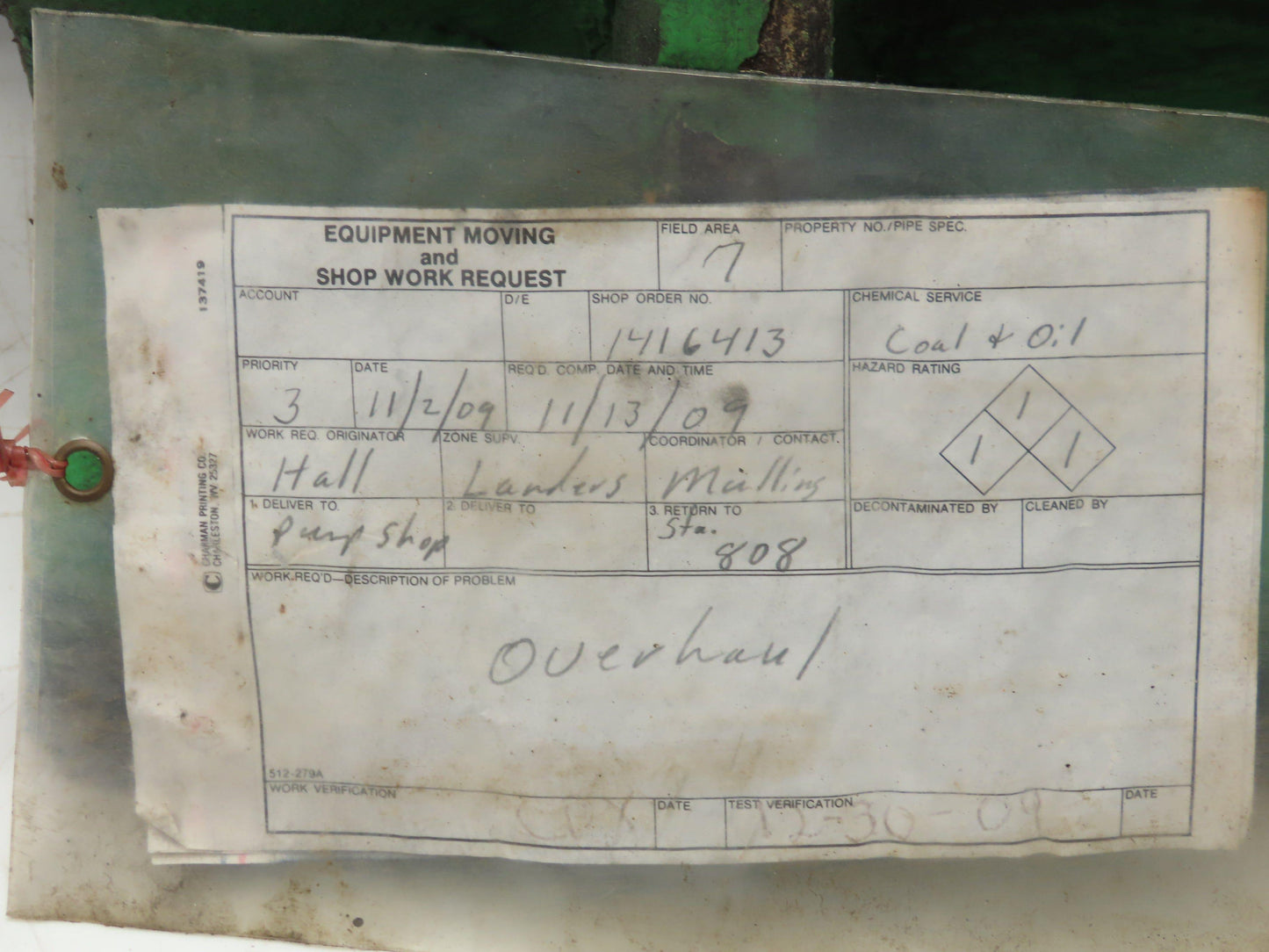 Slurry Pump Shaft Bearing Cartridge Assembly EX1950