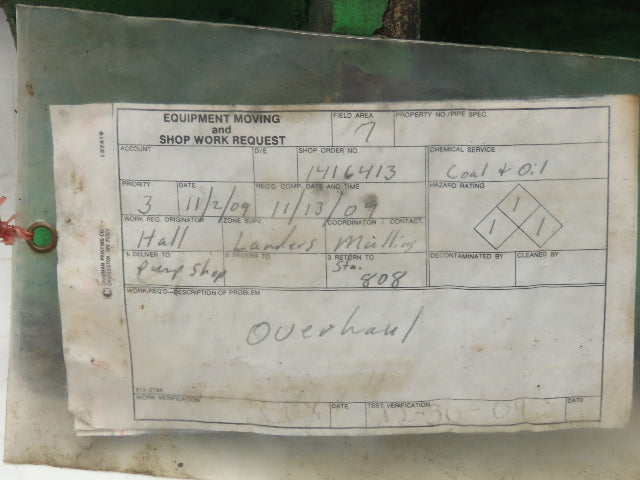 Slurry Pump Shaft Bearing Cartridge Assembly EX1950