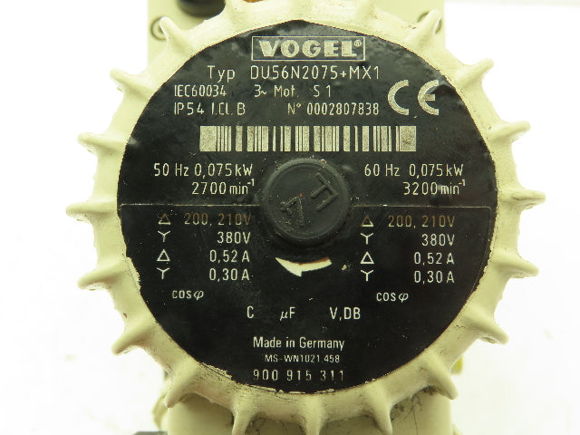 Vogel MFE2/BW3-N1142 Lubrication Gear Pump Electric Lubricator Oiler 210V