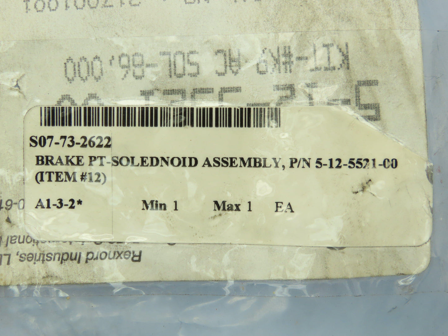 Stearns Brake 512552100 #K9 AC Solenoid Kit 86000 Series
