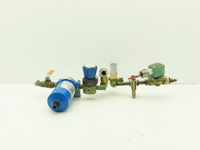 Parker HN15S-10CW Compressed Air Filter Regulator Solenoid Valve Assembly