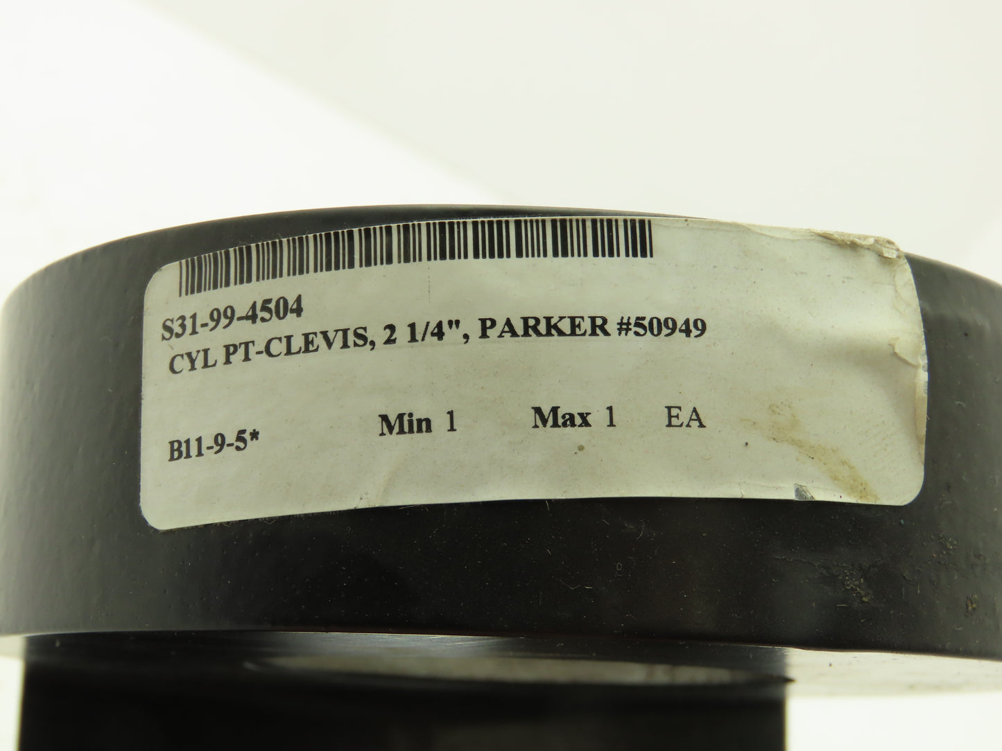 Parker 50949 Hydraulic Cylinder Rod End Clevis 2-1/4"-12 Thread 2-1/2" Pin Hole