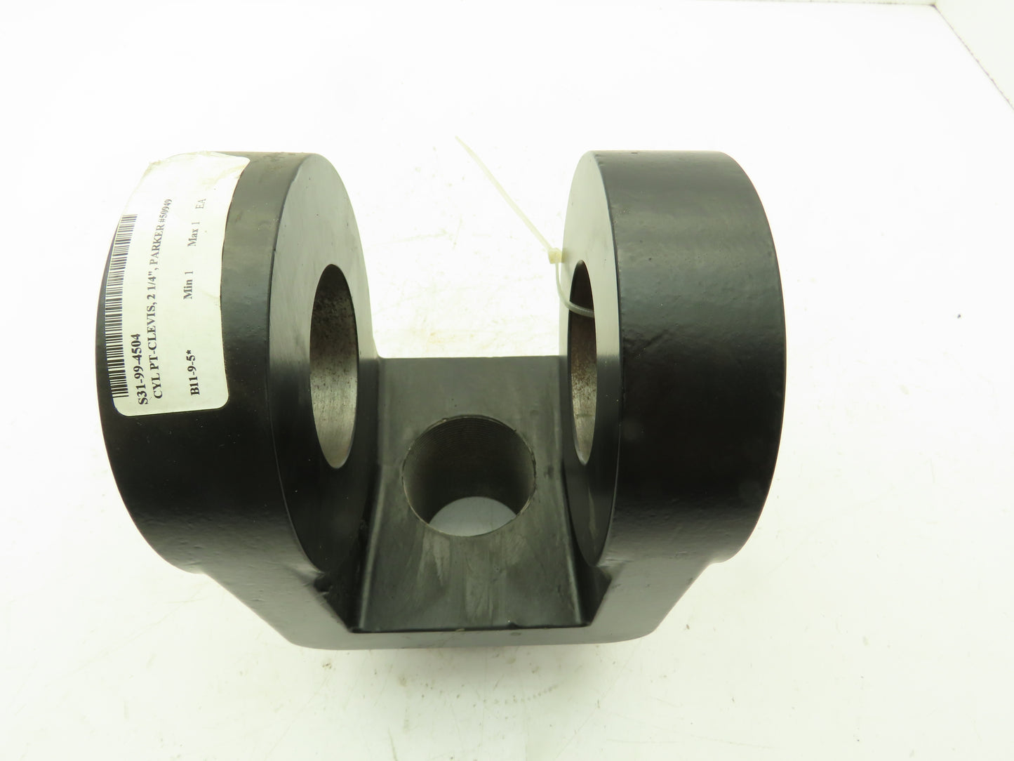Parker 50949 Hydraulic Cylinder Rod End Clevis 2-1/4"-12 Thread 2-1/2" Pin Hole