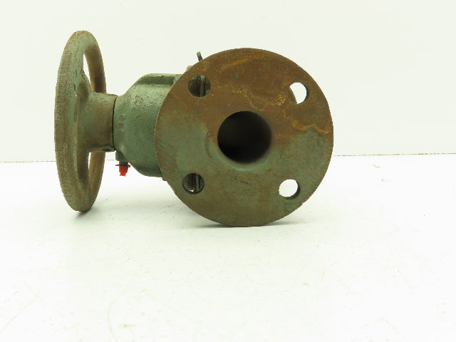 ITT Grinnell Manual Diaphragm Valve 1-1/2" Flanged