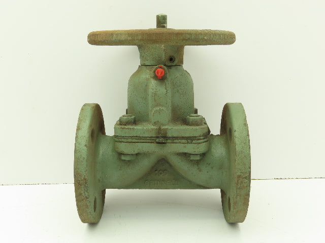 ITT Grinnell Manual Diaphragm Valve 1-1/2" Flanged