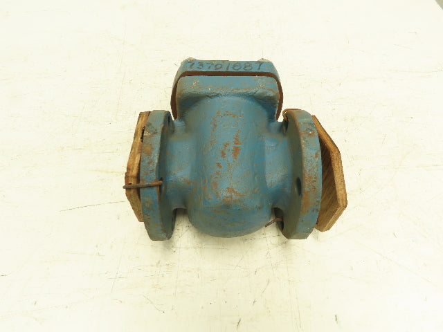 DOW Chemical Rubber Lined Plug Valve 2" Flanged 150 WCB