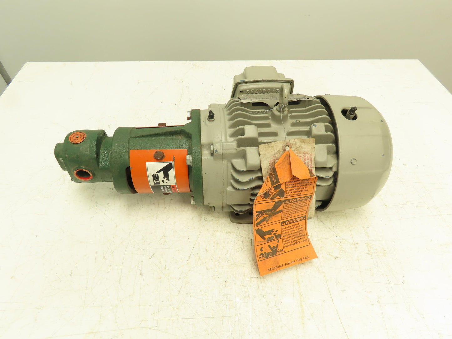Roper 33AM03 Type 2 Fuel Transfer Gear Pump 1Hp Siemens Motor 1165 RPM 460V 3PH