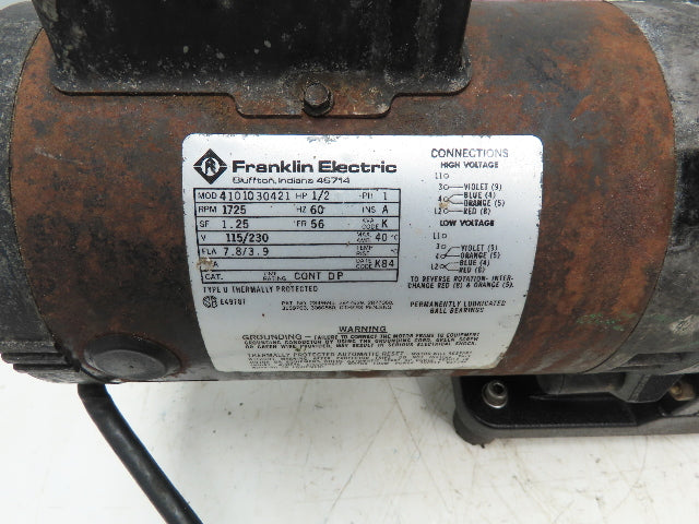 CIT Alcatel M2008A Rotary Vane Vacuum Pump 2-Stage 0.5Hp 1725 RPM 115/230V 1PH
